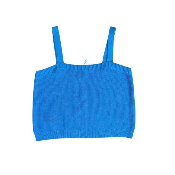 Reitmans 2X BNWT Blue knit tank top - Picture 1 of 6